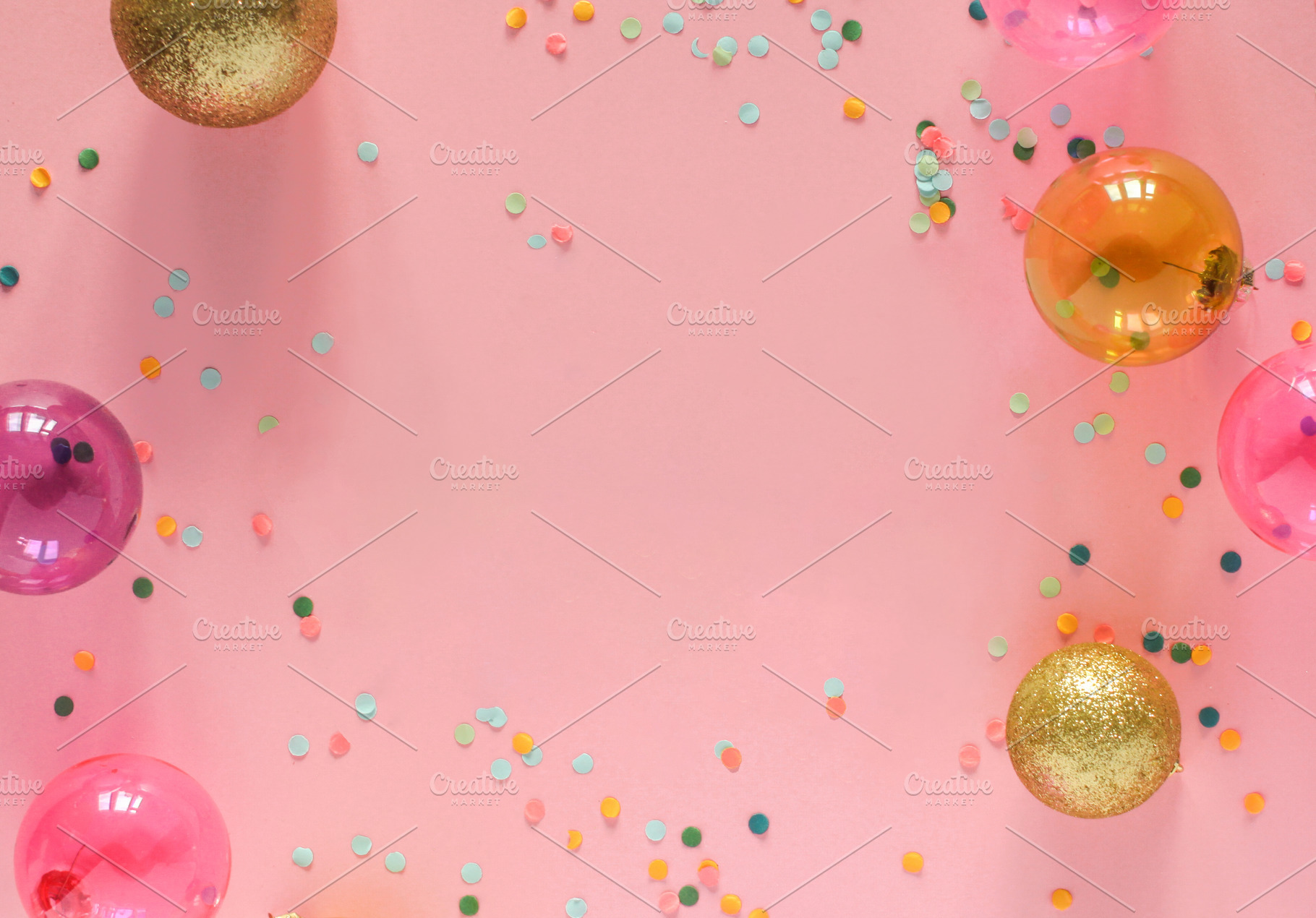 Pastel pink christmas background, a Holiday Photo by Ira Paisley