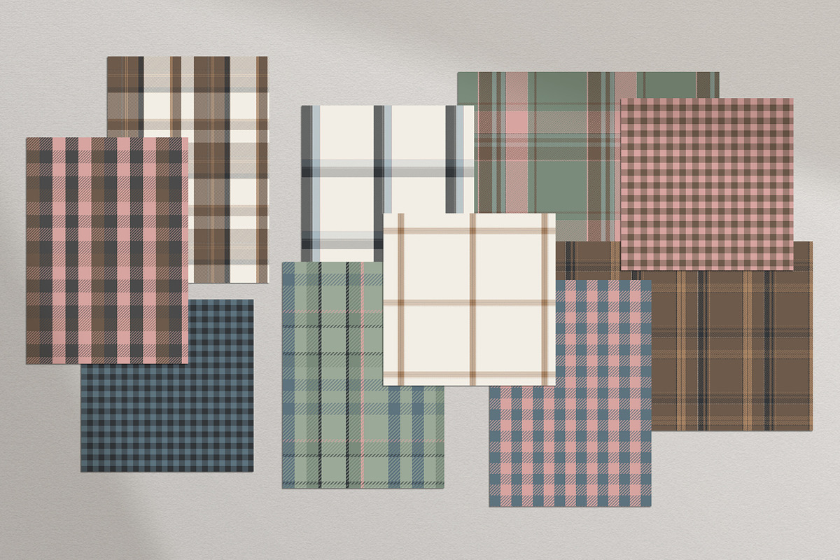 60 Scandi Tartan & Plaid Patterns, a Pattern Graphic by IuliiaSavko (Photo 11 of 14)