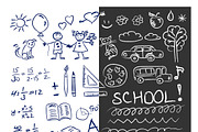 Back to school. Vector Doodles, an Outline Icon by Lina's store (Thumbnail 2 of 3)