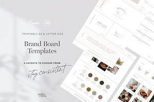 Brand Boards - Style Tiles Templates