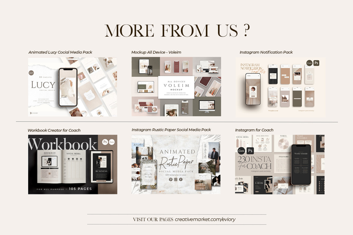 2in1 Bundle eBook + Workbook CANVA, a Magazine Template by Eviory (Photo 47 of 51)