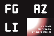 Cylinder Font Family | 4 Styles, a Blackletter Font by Fontsphere (Thumbnail 3 of 9)