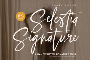 Selestia Signature -Handwritten Font