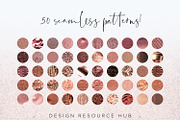 Rose Gold Foil PS Layer Style Pack, a Layer Style Add-On by Design Resource Hub (Thumbnail 3 of 5)