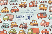 Cute Car Characters, a Transportation Illustration by Palau (Thumbnail 1 of 10)