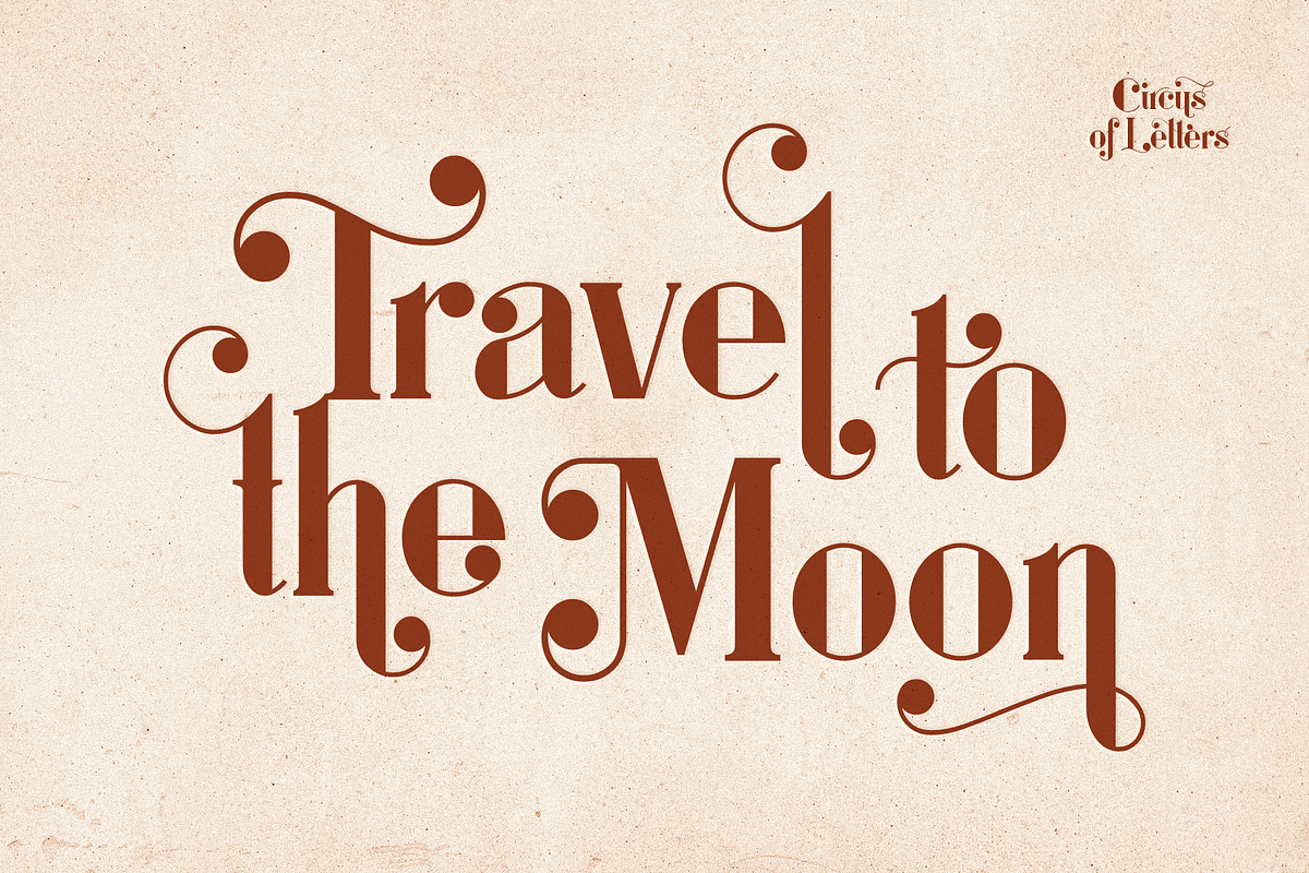 Circus of Letters – Fancy Typeface, a Sans Serif Font by RedyStudio (Photo 8 of 24)