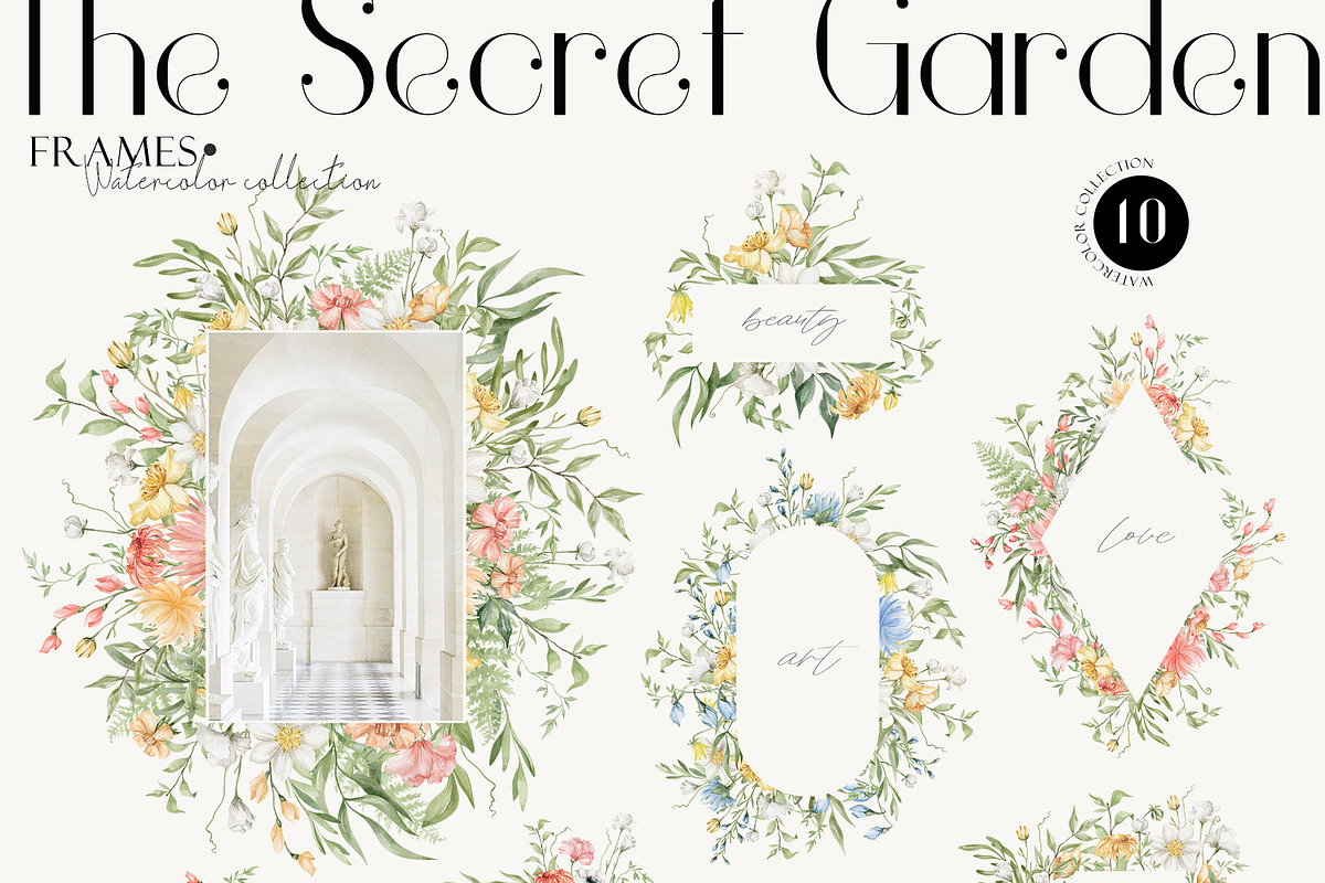 Watercolor Flowers & Antique vases, an Illustration by Kreker Kate (Photo 6 of 11)
