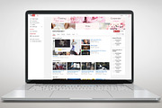 YouTube Cover for Floral Designer, a Social Media Template by MotoCMS (Thumbnail 1 of 3)