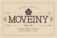 Moveiny - A Modern Serif Typeface