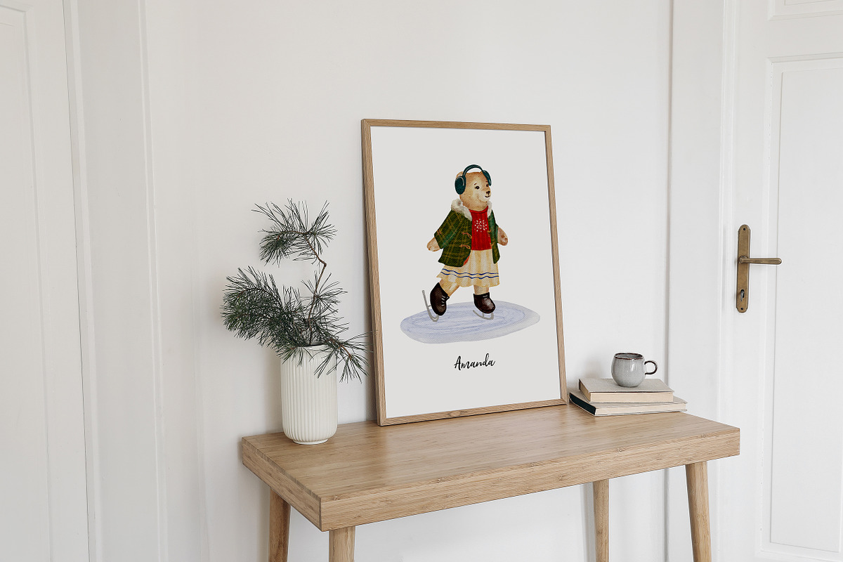 Merry Beary Christmas Whimsy Winter, a Seasonal Illustration by Catch the Dream Art (Photo 10 of 13)