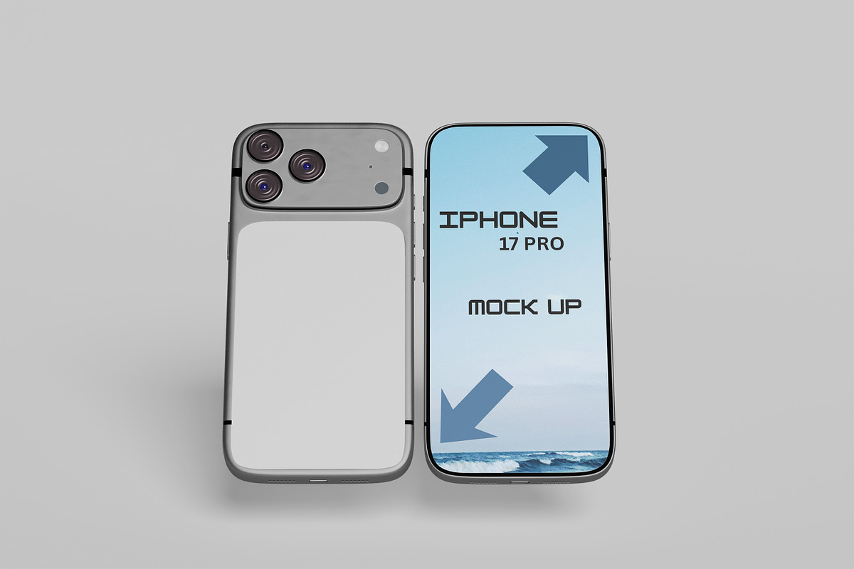 iphone 17 pro, an iPhone Mockup by kebunmockup (Photo 4 of 5)