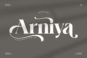 Arniya – Elegant Display Serif Font, a Serif Font by BrandSemut (Thumbnail 1 of 10)
