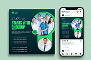 Healthcare social media template, a Social Media Template by vectorlnk (Thumbnail 4 of 4)