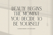 Elysian Manor - Stylish Serif, a Serif Font by Letterhend Studio (Thumbnail 4 of 9)