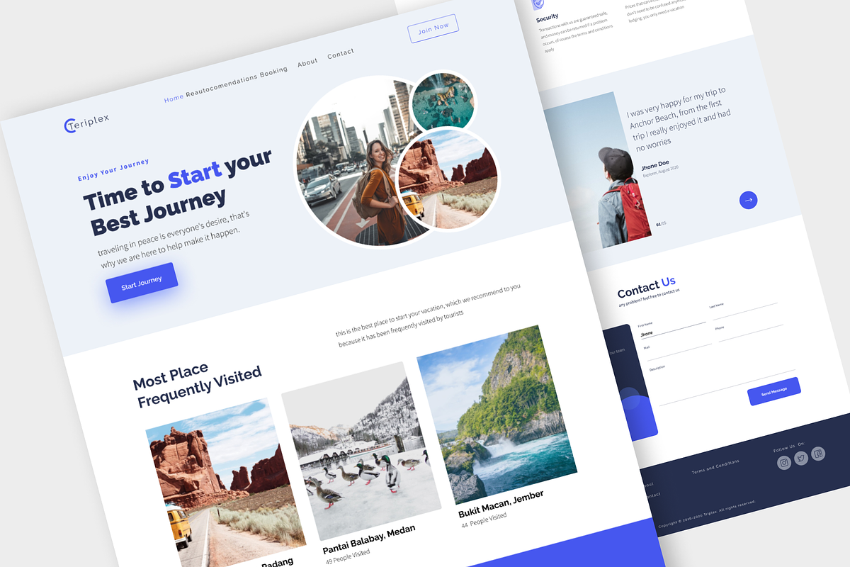 Teriplex - Travel Landing Page HTML, a HTML Template by Minialis (Photo 2 of 3)