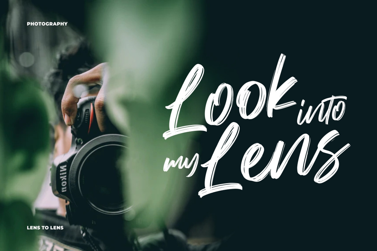 Keypass - Handbrush Font preview 3