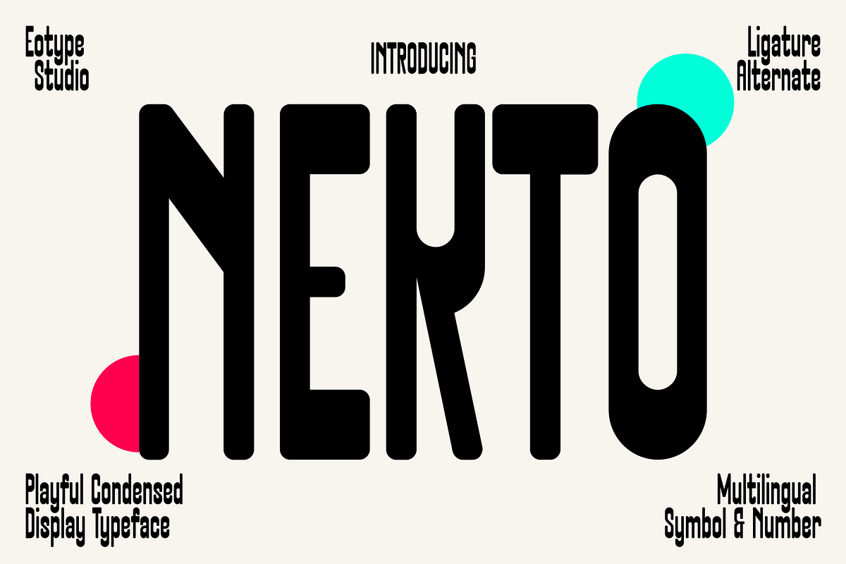 Nekto, a Sans Serif Font by Eotype Studio (Photo 1 of 10)