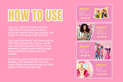 Colorful Email Signature Templates, an Email Template by SunshineStudioBoutique (Thumbnail 3 of 9)