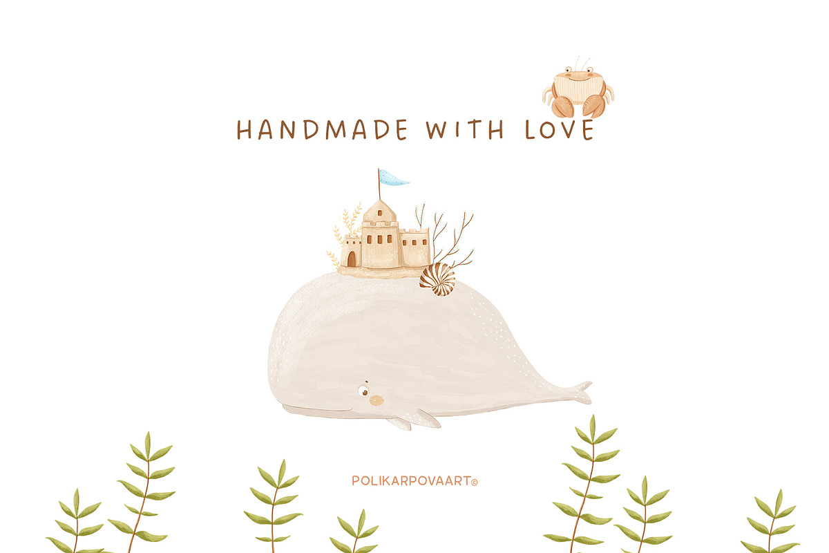 Ocean dreams - baby collection, a Decorative Illustration by polikarpovaart (Photo 17 of 17)