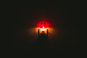 Red White Lamp