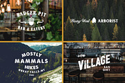 30 Rustic Hand Drawn Logos Vol 2, a Branding & Logo Template by Design Surplus (Thumbnail 3 of 5)