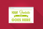 Hipster Browser Frame Set, a Websites & App Template by PitchStock (Thumbnail 1 of 5)