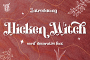 Hicken Witch, a Serif Font by LetterStock (Thumbnail 1 of 8)