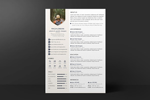 Resume / CV Cover Letter Template