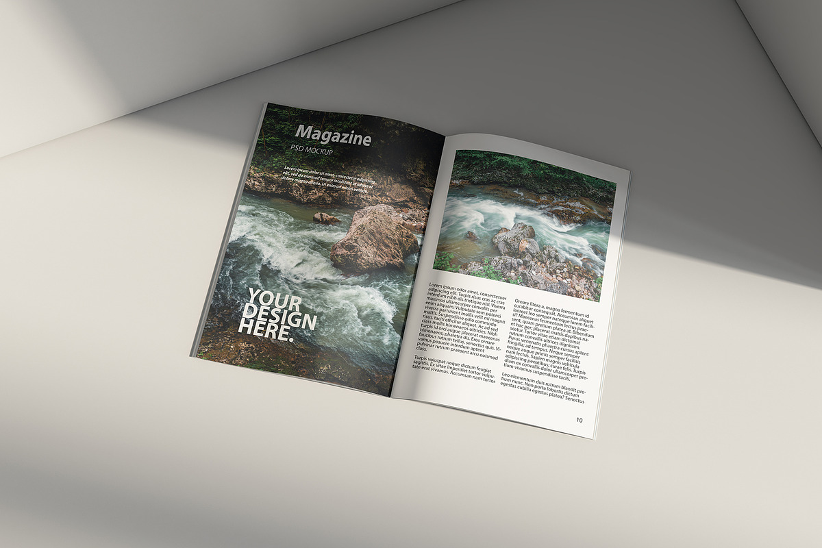 A4 Magazine Mockups PSD, a Books & Magazine Mockup by GreatFruit (Photo 4 of 13)
