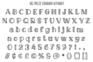 Big Freeze & Big Frost: Winter Fonts