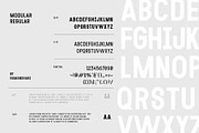 MODULAR - 16 FONTS, a Sans Serif Font by Fortunes Co (Thumbnail 4 of 17)