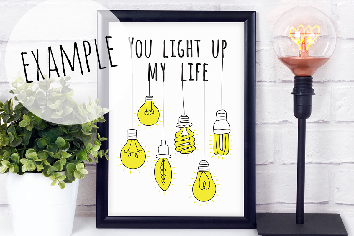 Modern Black Frame Mockup Scene, a Print Template by Pixomize (Photo 2 of 2)