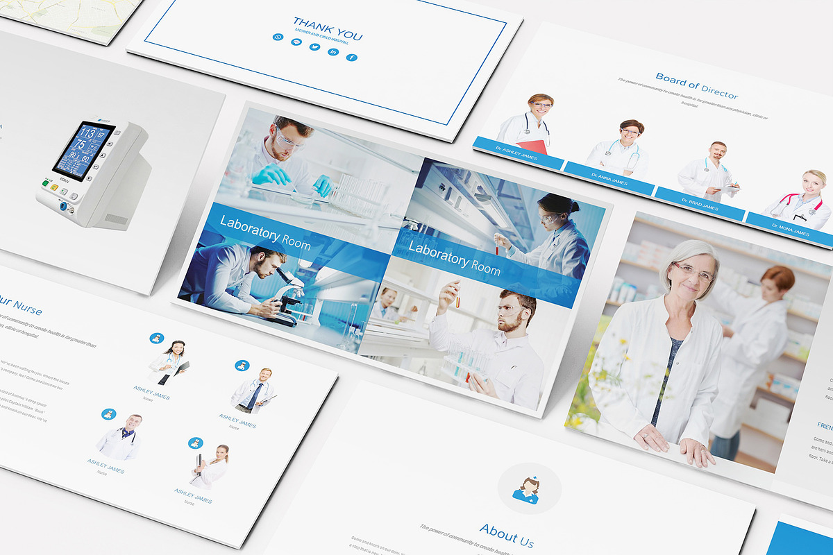 Medical and Hospital Powerpoint, a Presentation Template by Incools Stokie (Photo 6 of 10)