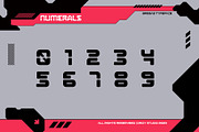 Bregas - Modern Stencil Font, a Sans Serif Font by Drizy (Thumbnail 3 of 10)