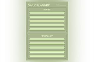 Daily Planner Sheet Design -35