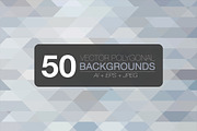 50 polygonal vector backgrounds, a Pattern Graphic by Design Lab. (Thumbnail 1 of 2)