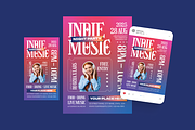 Indie Music Flyer, a Flyer Template by MMPixelCraft (Thumbnail 3 of 4)
