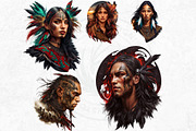 Maori Atua gods Clipart, Polynesian, a Person Illustration by ThatsDesignArt (Thumbnail 8 of 10)