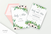 Wedding suite - Lovely Anemone, a Card Template by Alewiena (Thumbnail 2 of 9)