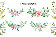 Watercolor floral collection, an Illustration by TATIANA_GERICH (Thumbnail 5 of 10)