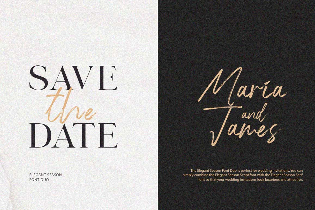 Elegant Seasons Font Duo, a Script Font by Lucky Type (Photo 12 of 25)