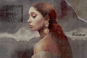 Vintage Pearl Photoshop Overlays, an Action Add-On by Liquid Amethyst Art (Thumbnail 3 of 6)