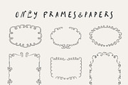 Only Frames Papers Collage Kit, an Object Graphic by Yuliya Derbisheva (Thumbnail 8 of 12)