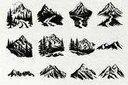 Hiking Svg Bundle, a Person Illustration by DENIDigitalArtSudio (Thumbnail 8 of 9)