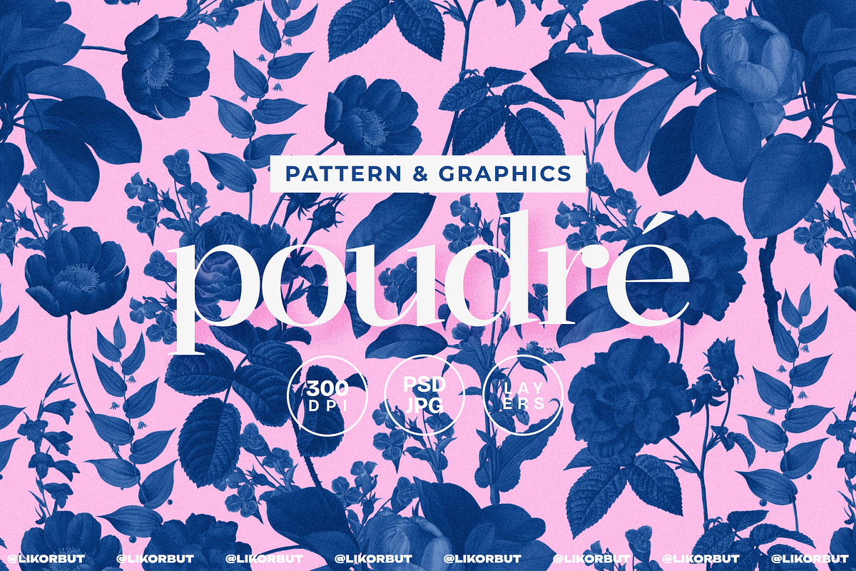 Elegant Vintage Floral Pattern, a Pattern Graphic by likorbut (Photo 1 of 12)
