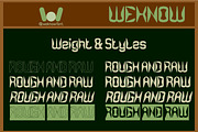 Rough and Raw font, a Font by weknow (Thumbnail 7 of 8)