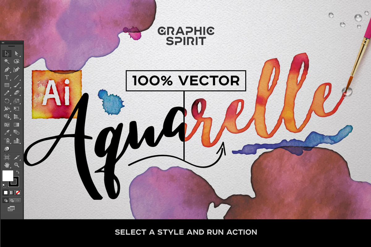 Combo: WATERCOLOR Lab Ai+Ps preview 2