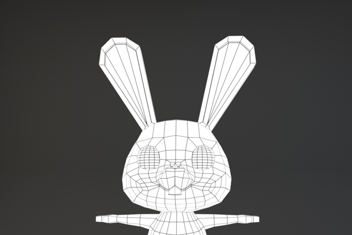 Cartoon Rabbit, an Animal 3D Model by XYZ Space (Photo 5 of 5)