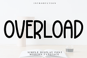 Overload, a Sans Serif Font by FreshTypeINK (Thumbnail 1 of 7)