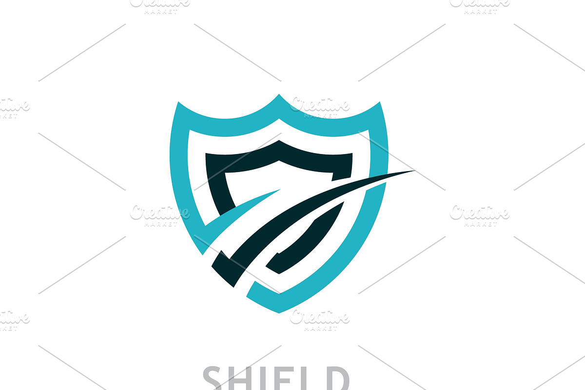 Shield logo template 14. vector, a Graphic by T.Vooka